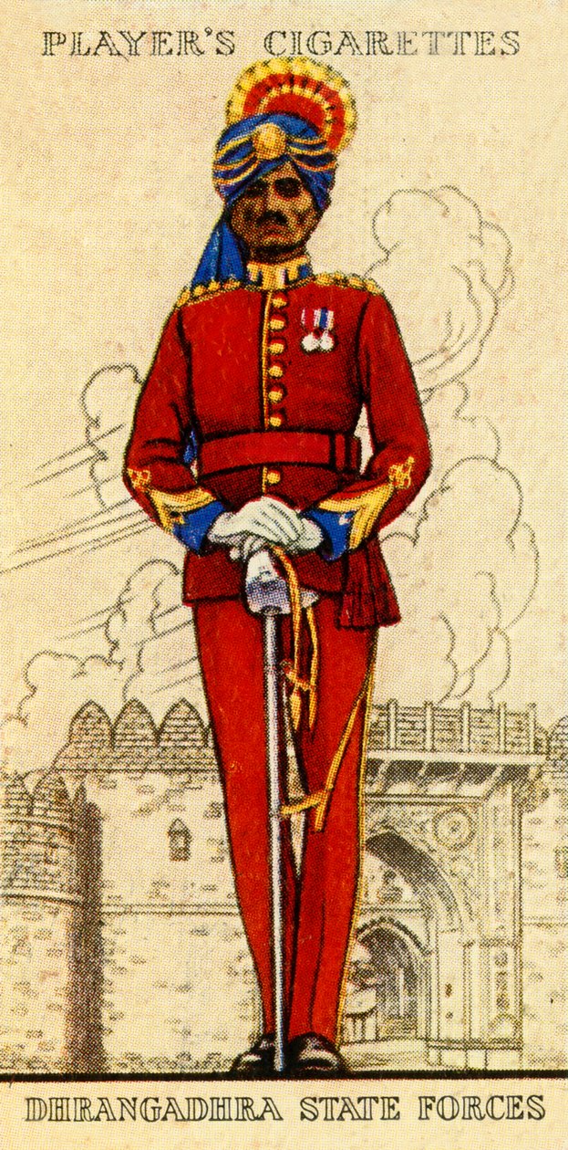 Forças estaduais de Dhrangadhra, 1936. de Unbekannt