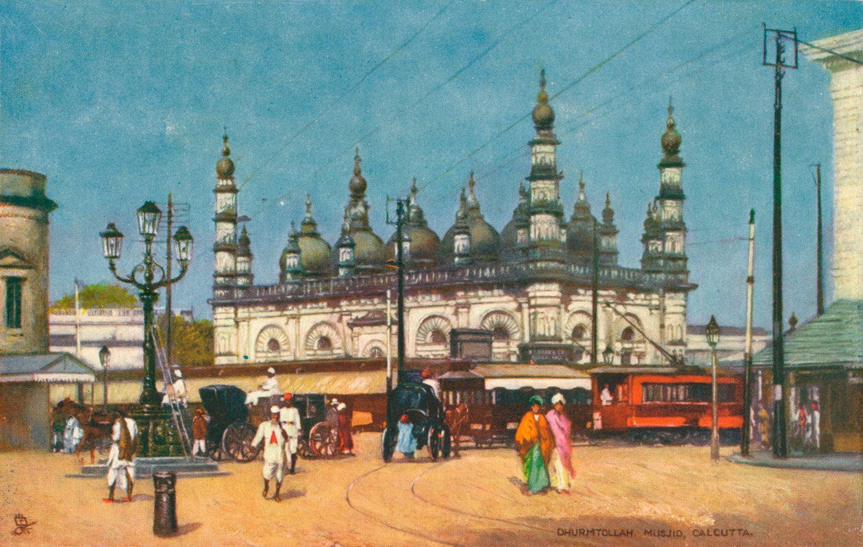 Dhurmtollah Musjid, Calcutá, c1902. de Unbekannt