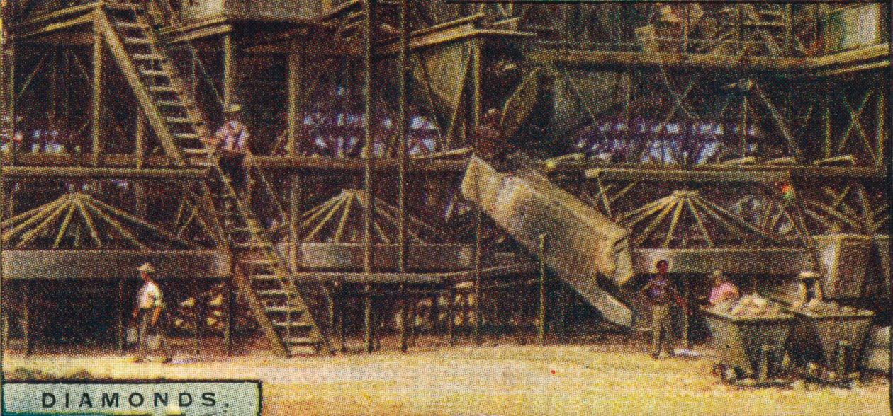 Diamantes. Planta de lavagem, Kimberley, 1928 de Unbekannt