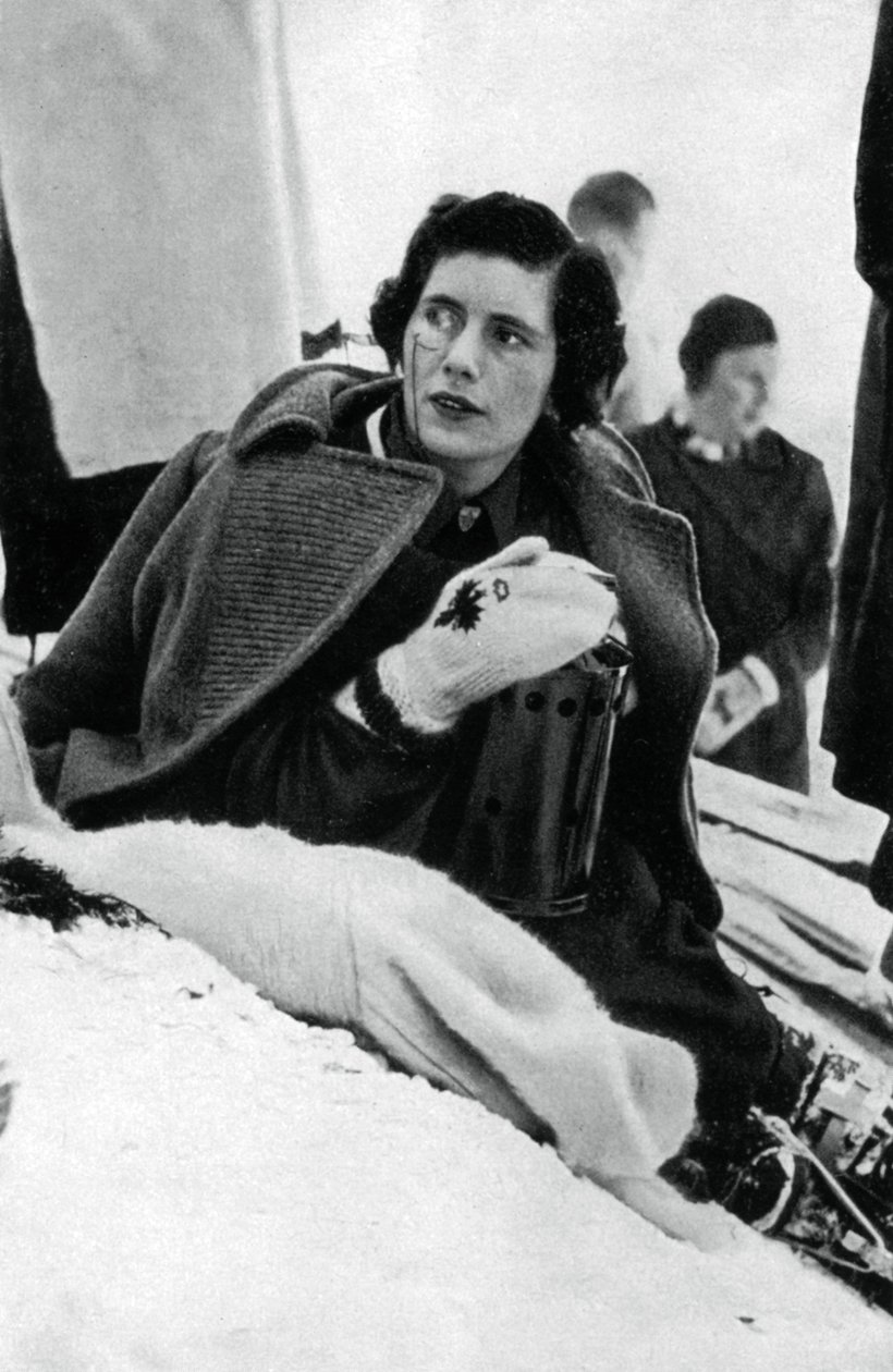Diana Gordon Lennox, esquiadora canadense, Jogos Olímpicos de Inverno, Garmisch-Partenkirchen, Alemanha, 1936 de Unbekannt
