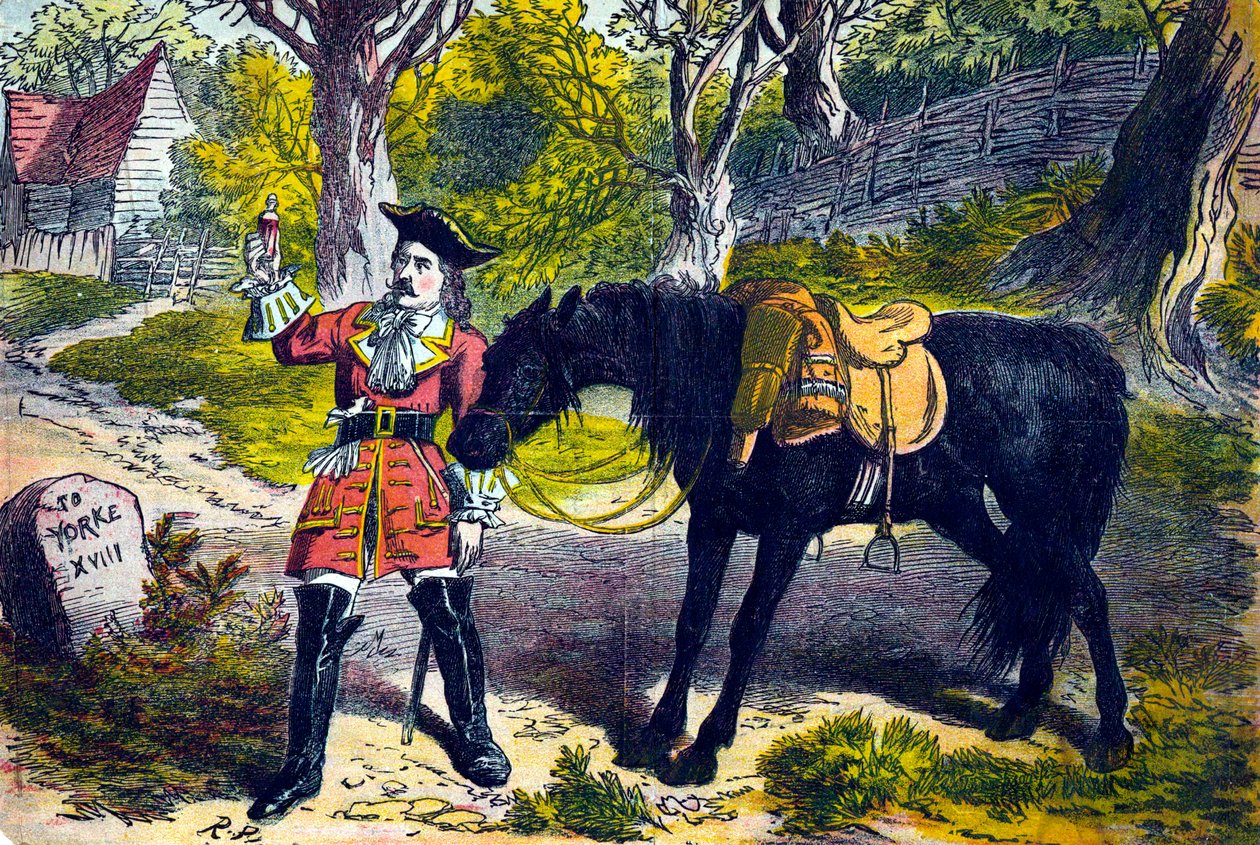 Dick Turpin 1706-1739, ladrão inglês e ladrão de estrada, século XIX de Unbekannt