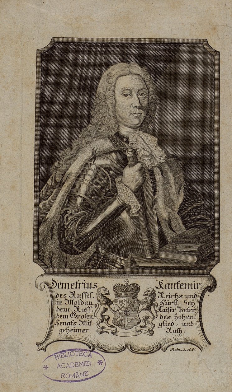 Dimitrie Cantemir 1673-1723, 1771 de Unbekannt