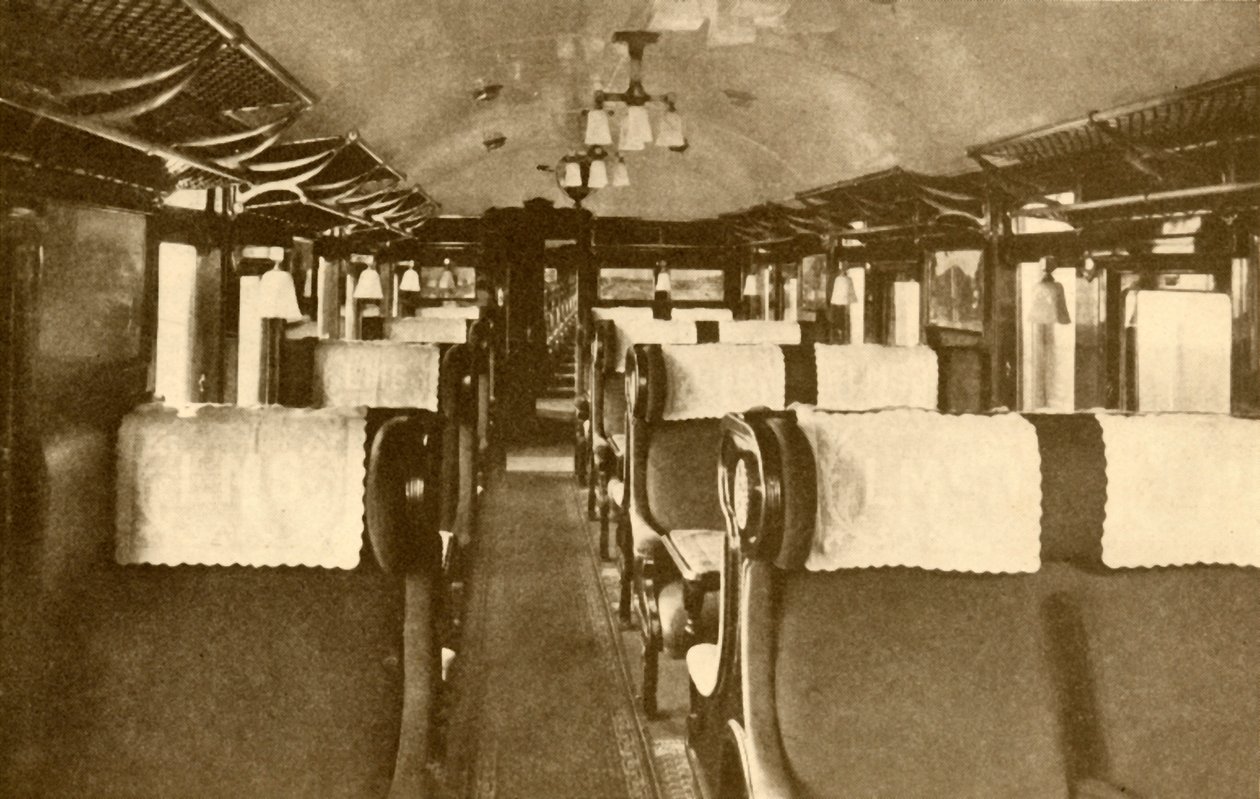 Dining-Car, região central de Londres e estrada de ferro escocesa, 1930. de Unbekannt