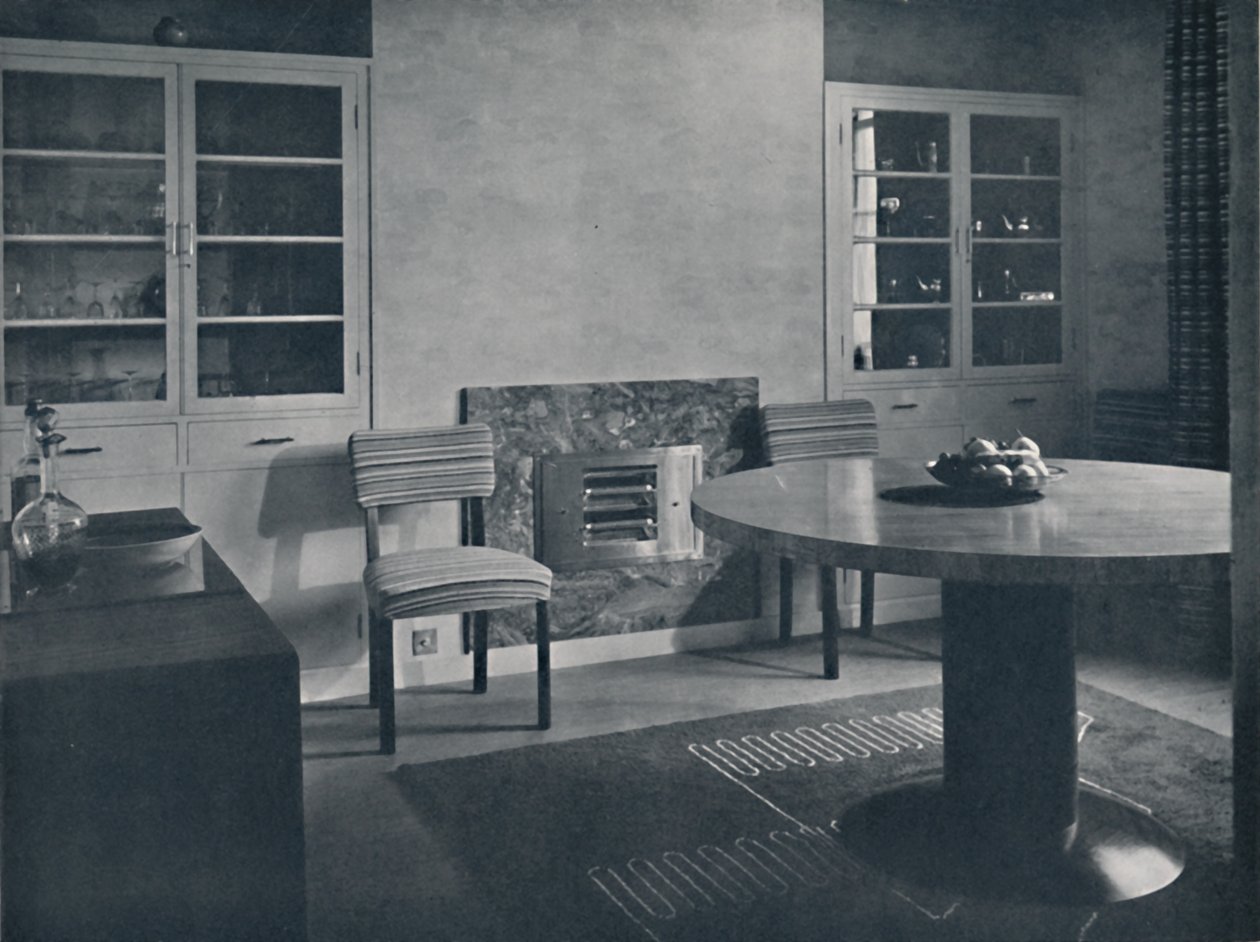 Sala de jantar para uma casa em Highgate Village, Londres, 1936 de Unbekannt