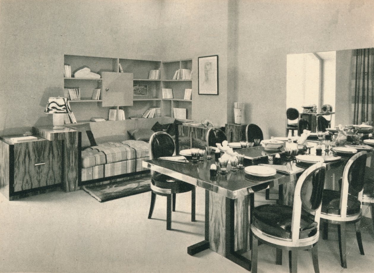 Sala de jantar produzida por La Maitrise, c1928 de Unbekannt