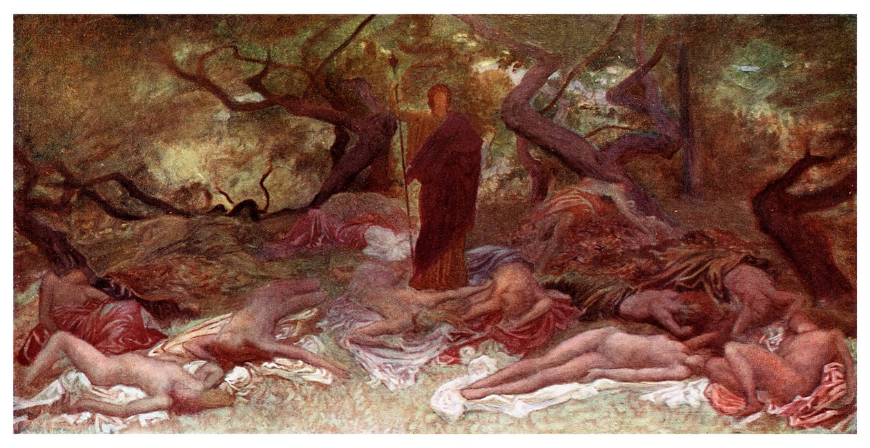 Dionísio e as Maenads, 1901 de Unbekannt