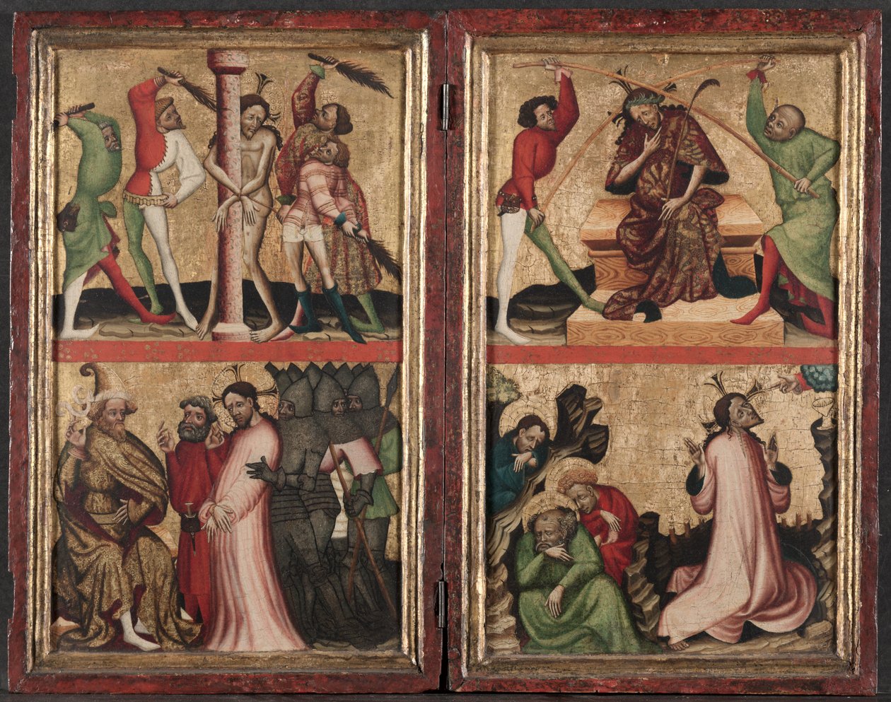 Díptico com a Paixão de Cristo, c. 1400 de Unbekannt