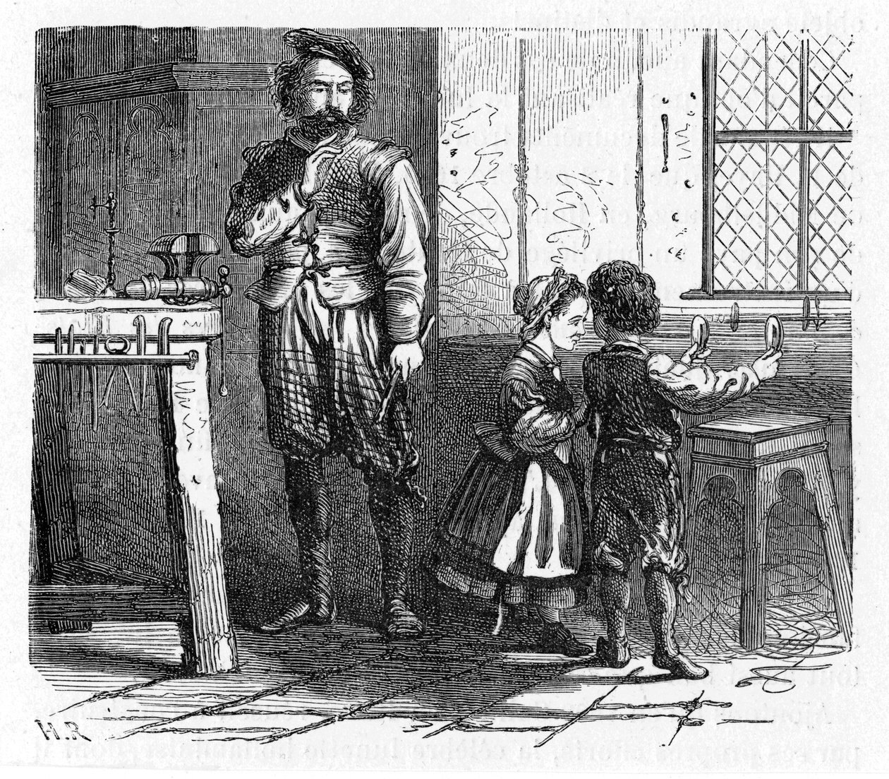 Descoberta do princípio do telescópio, século XVII 1863 de Unbekannt