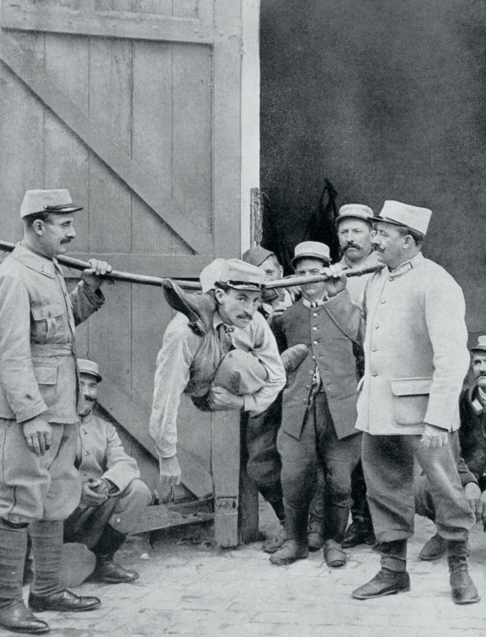 Distrações na frente, a serpente humana, França, Primeira Guerra Mundial, 1915 de Unbekannt