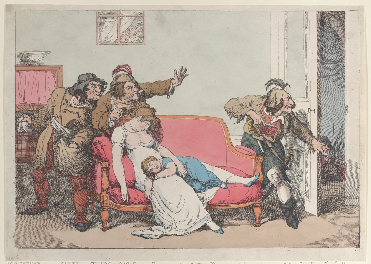 Perturbadores da Felicidade Doméstica, ca. 1815., c. 1815. de Unbekannt