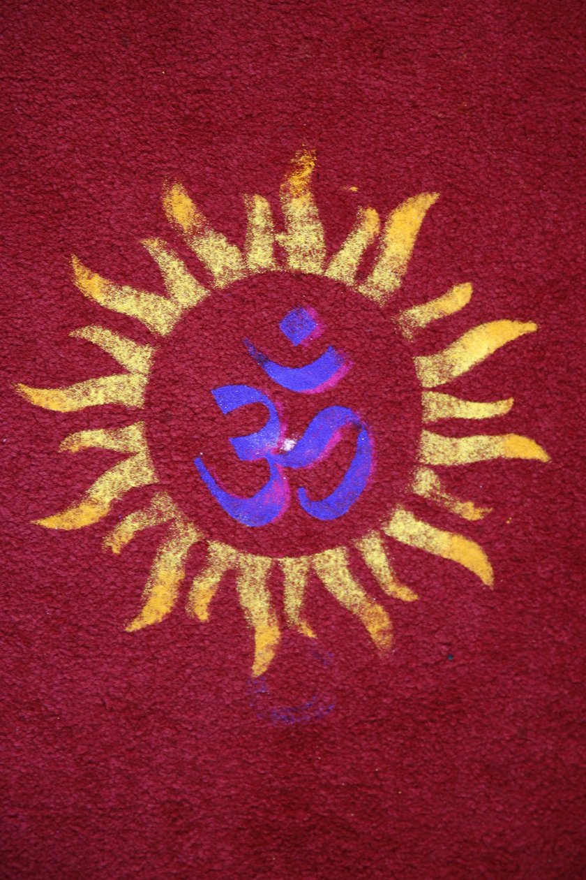 Diwali rangoli no templo Shirdi Sai Baba, Leicester. Reino Unido. de Unbekannt