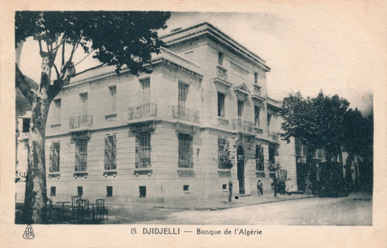 Djidjelli - Banco da Argélia, c1940 de Unbekannt
