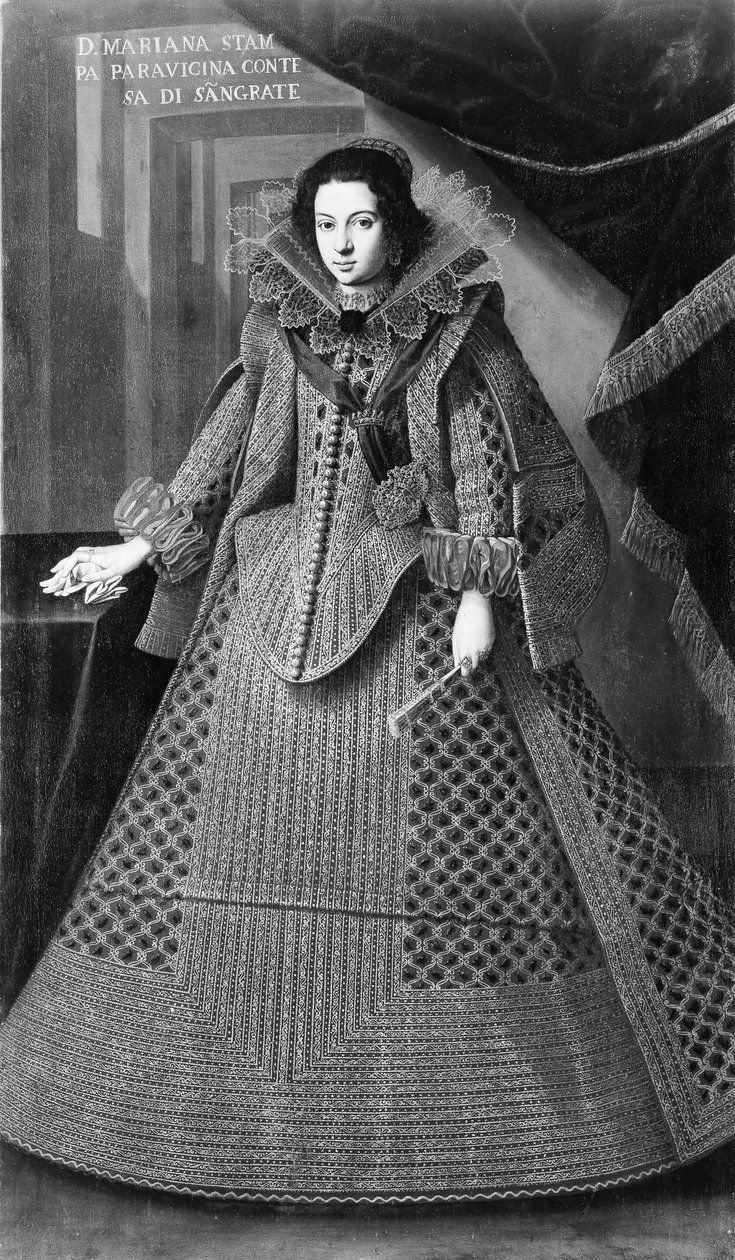 Dona Marianna Imprimir Parravicina nascida em 1612, Condesa di Segrate. de Unbekannt