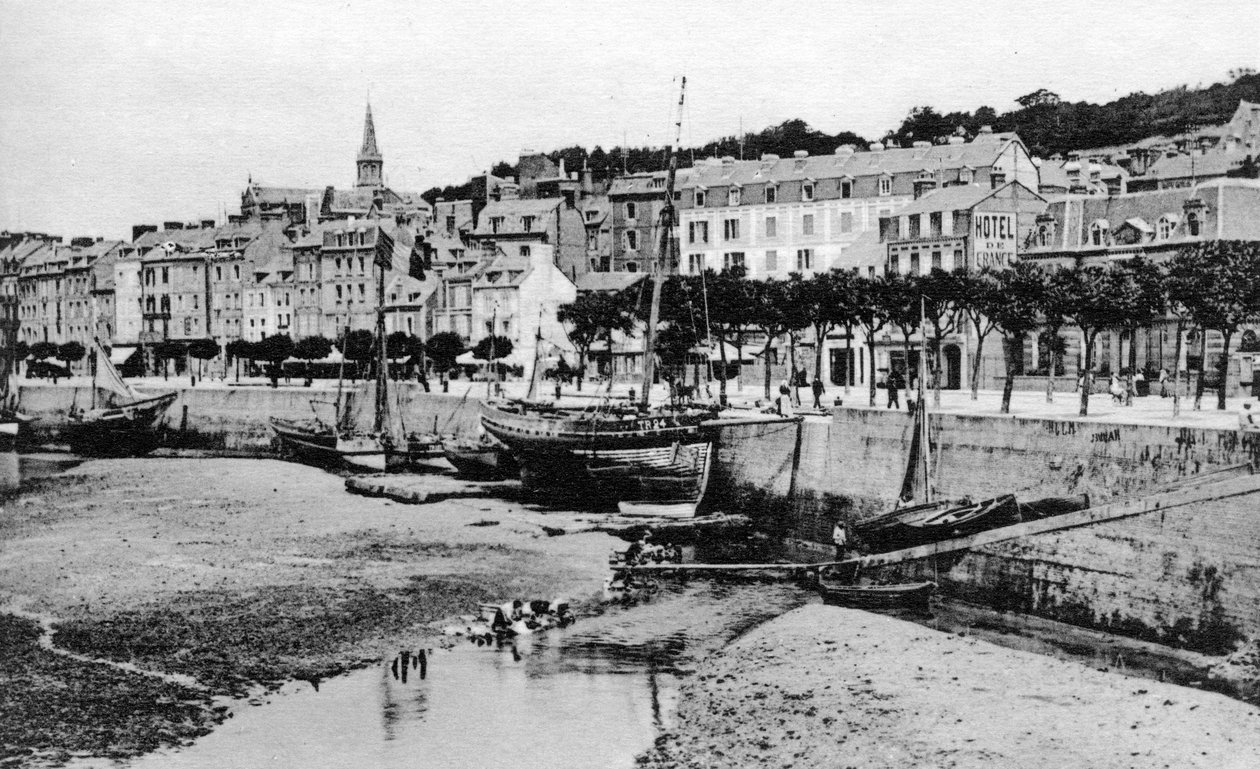 Dockside, Trouville, França, c1920s de Unbekannt