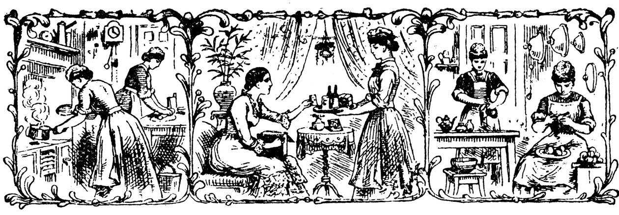 Empregadas domésticas, 1901 de Unbekannt