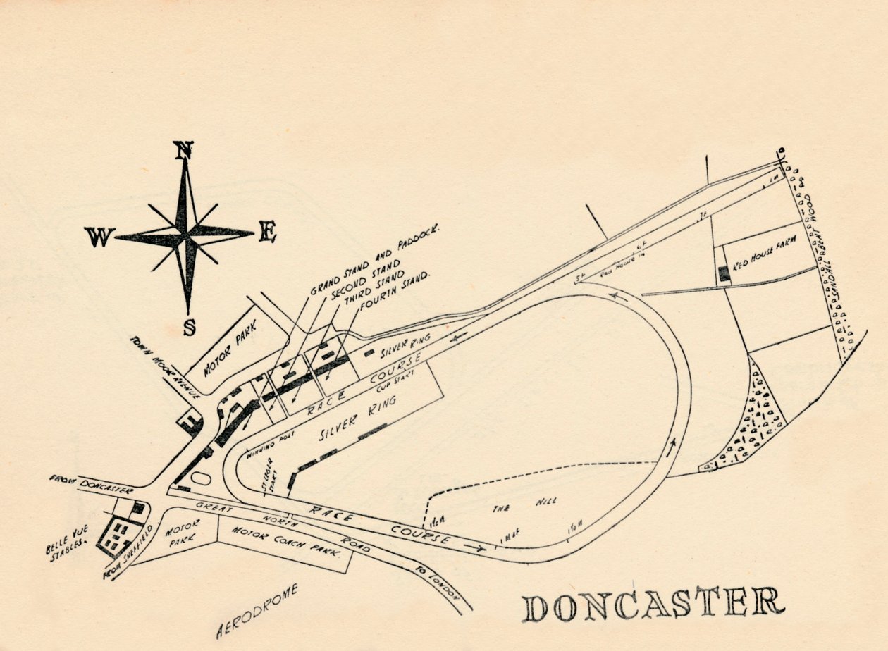 Doncaster Race Course, 1940. de Unbekannt