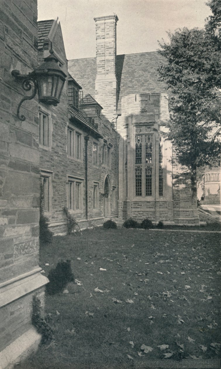 Dormitórios e refeitório. Universidade de Princeton, Nova Jersey, c1922 de Unbekannt
