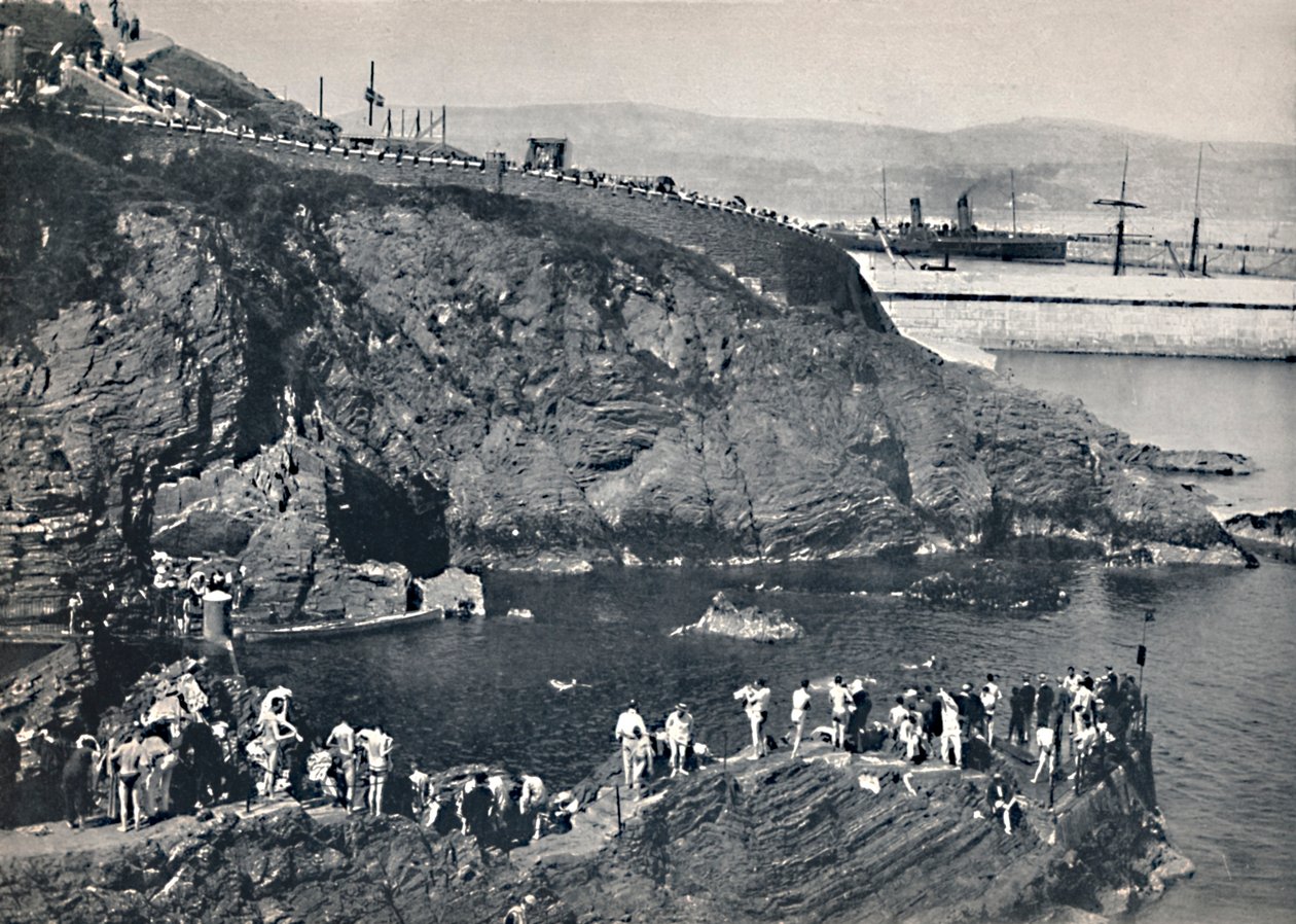 Douglas - o balneário em Port Skillion, 1895 de Unbekannt