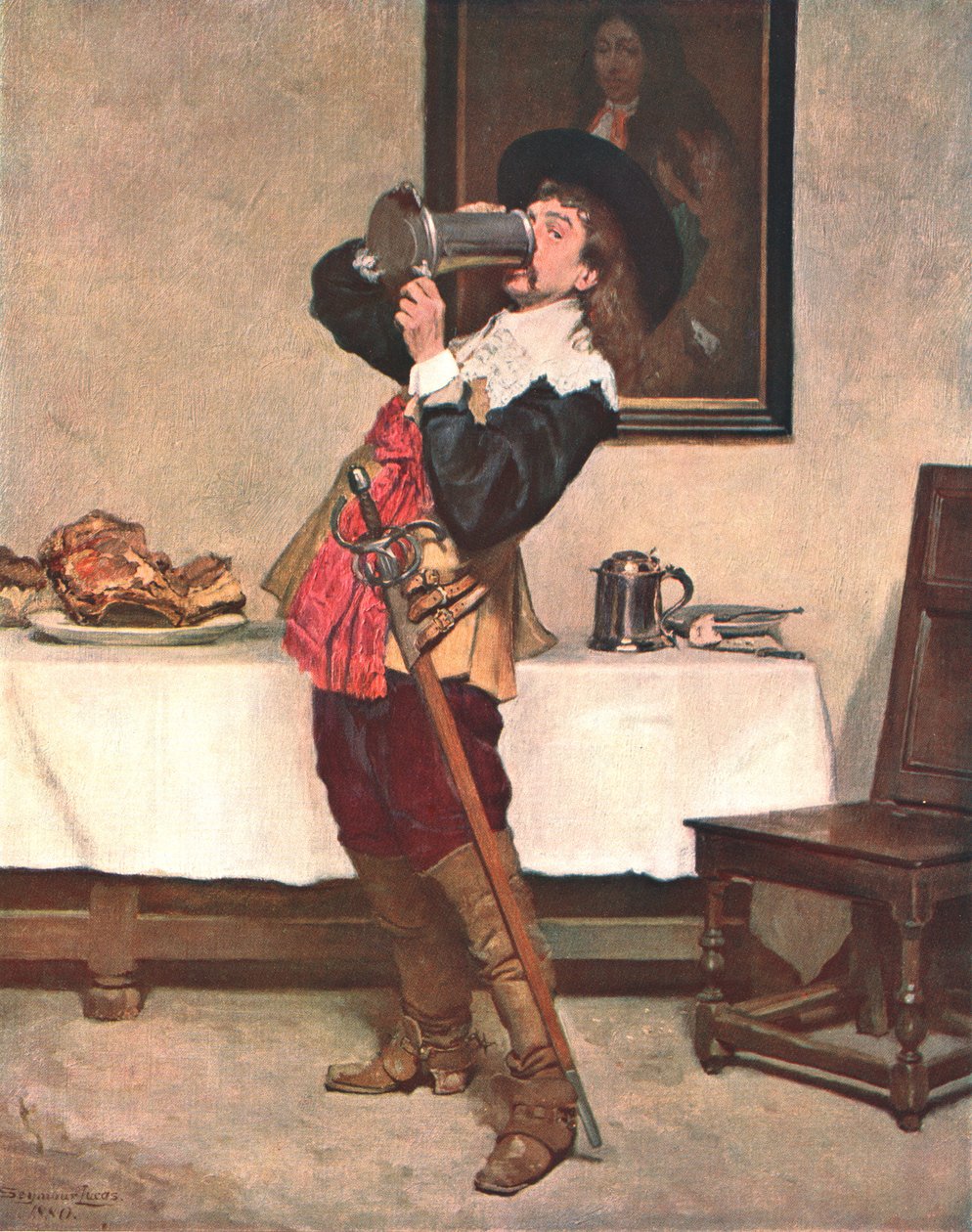 Até os restos mortais, 1880, c1902. de Unbekannt
