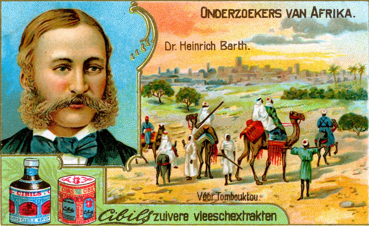 Dr. Heinrich Barth, geógrafo e explorador alemão, c1900 de Unbekannt
