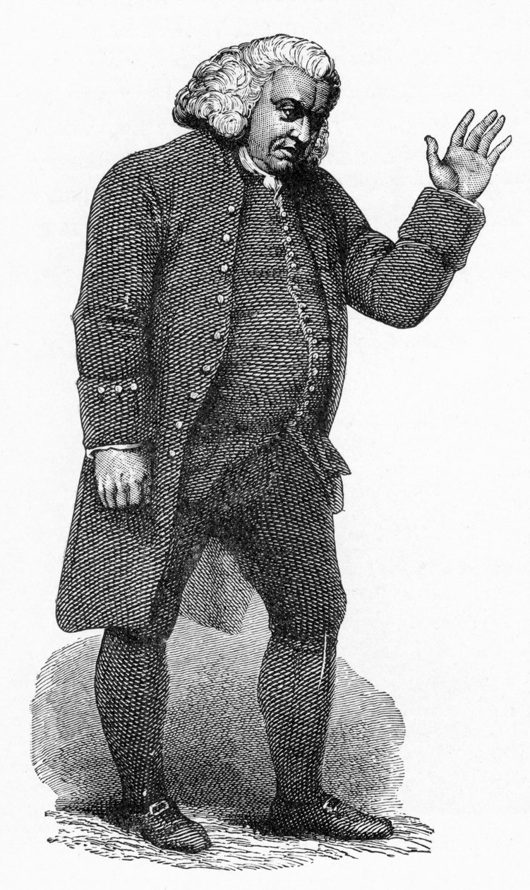 Dr. Johnson, inglês, letras, c1780 de Unbekannt