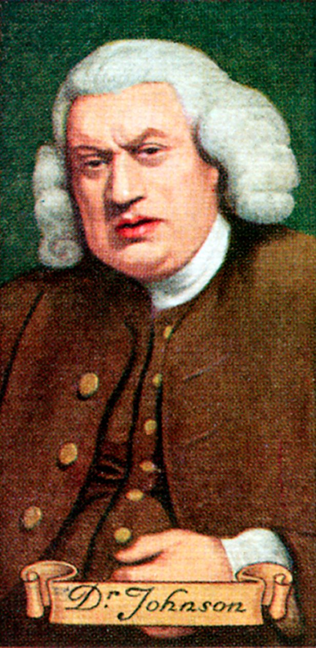 Dr. Johnson, retirado de uma série de cartões de cigarro, 1935 de Unbekannt