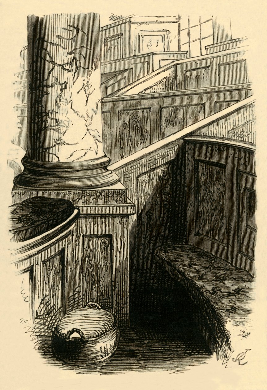 Dr. Johnsons Pew em St. Clements, 1881. de Unbekannt
