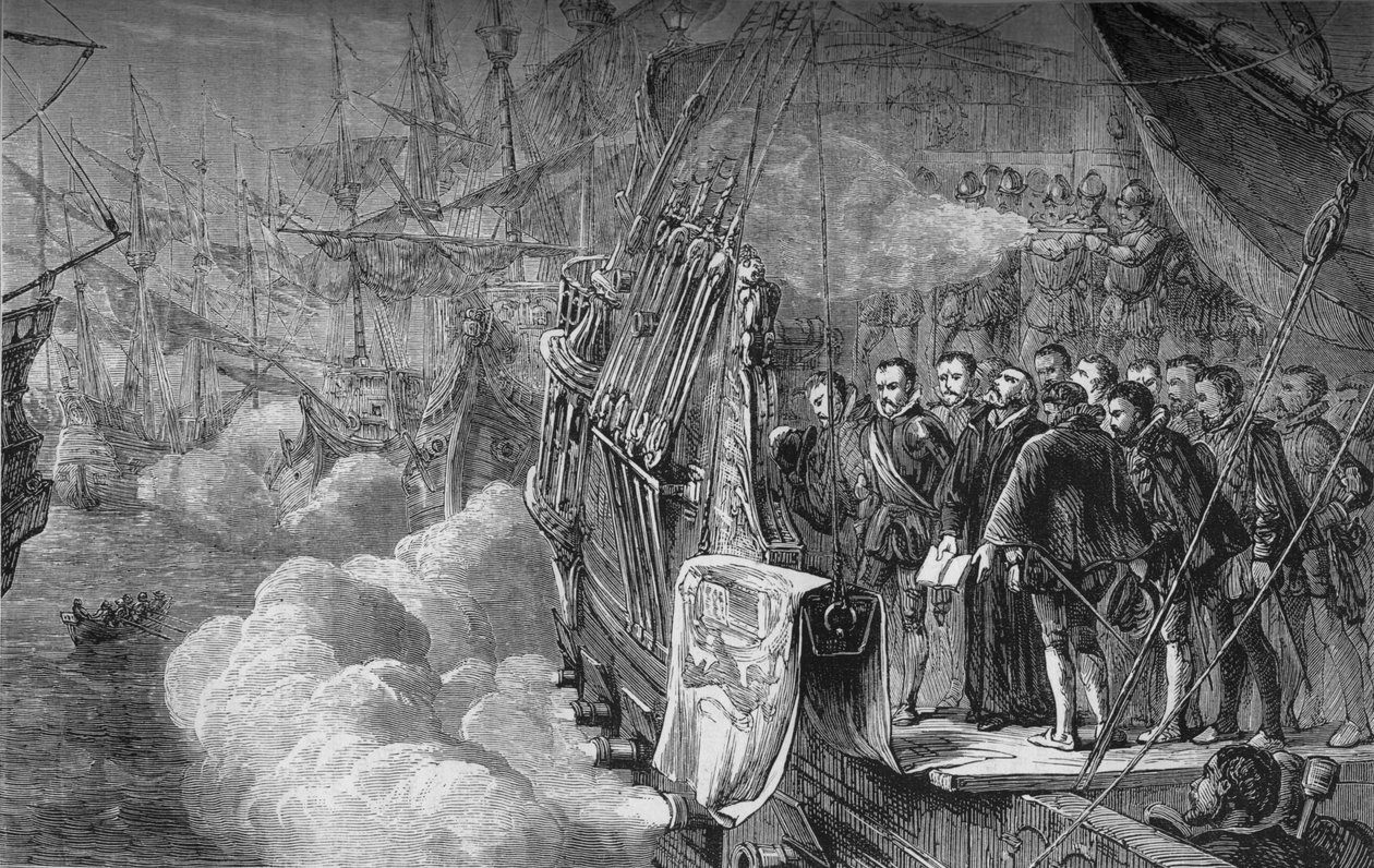 Drakes Funeral, janeiro de 1596, c1880 de Unbekannt