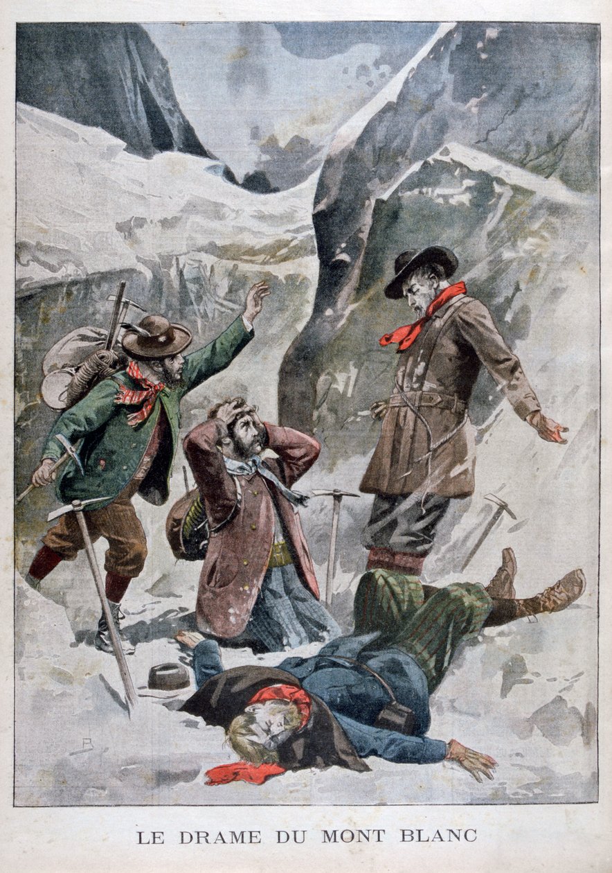 Drama no Mont Blanc, Alpes, 1902 de Unbekannt