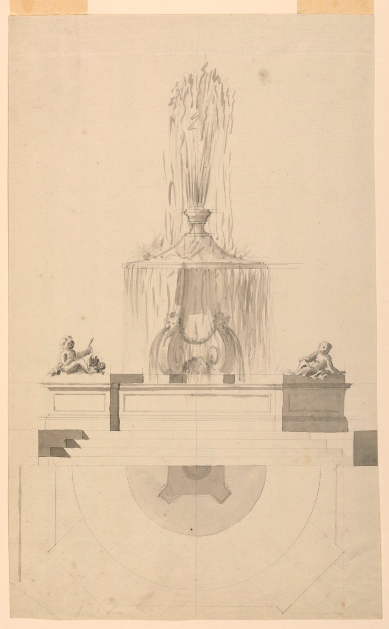 Desenho, Fonte, 1775 de Unbekannt