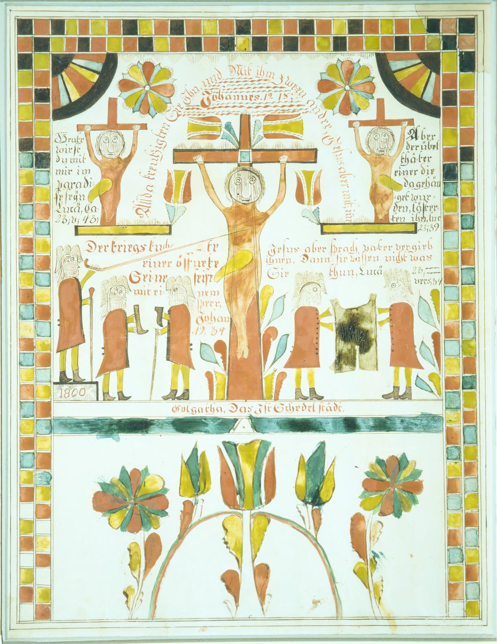 Sorteio da Crucificação, 1800. de Unbekannt