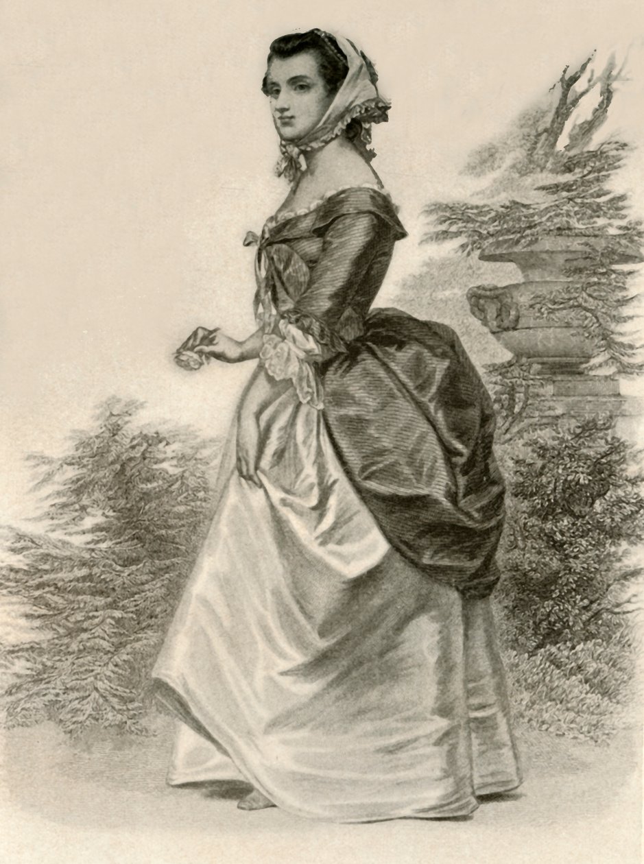 Vestido de uma jovem da Virgínia, c1775, 1937. de Unbekannt