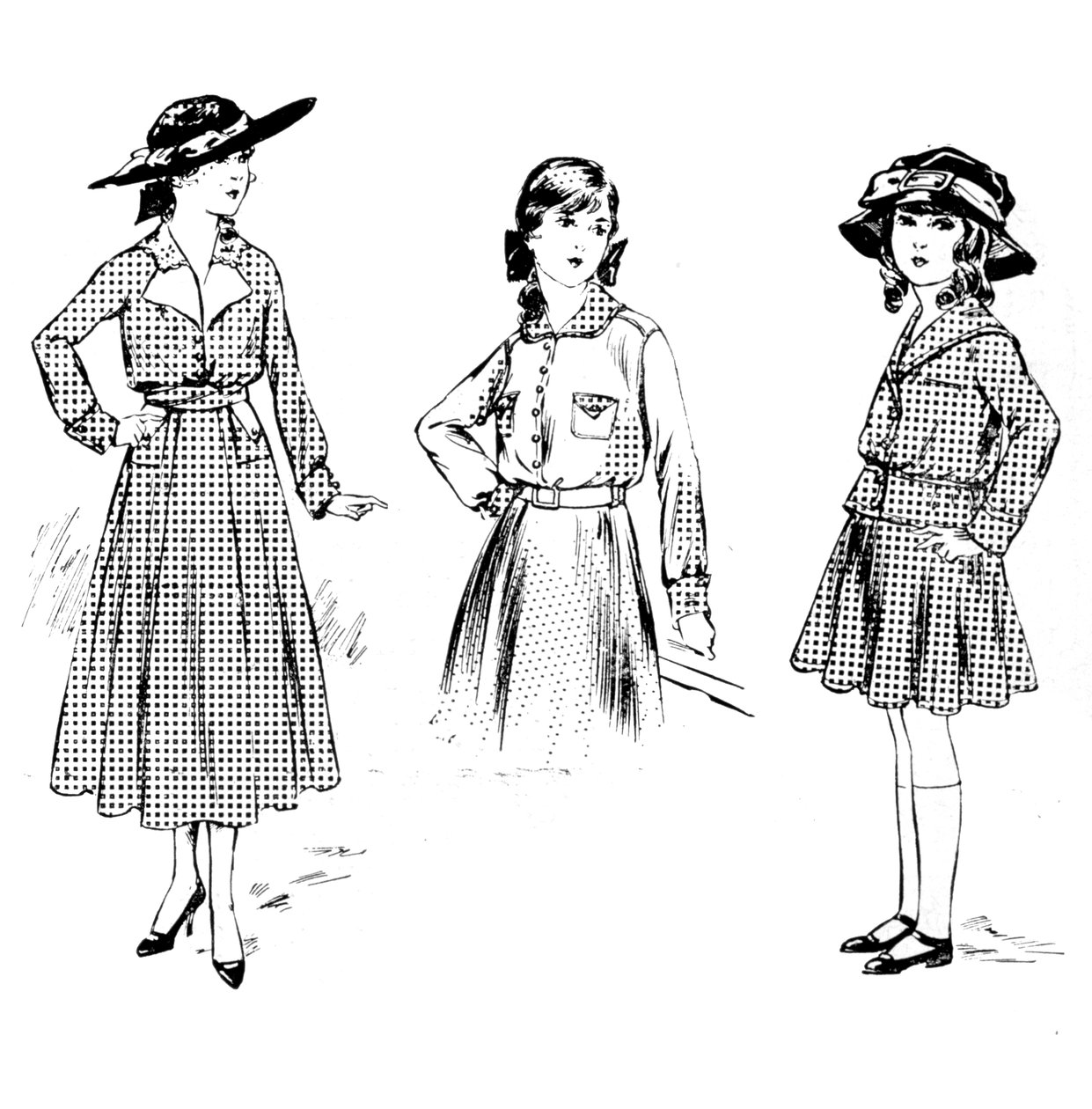 Vestidos para meninas, 1915 de Unbekannt