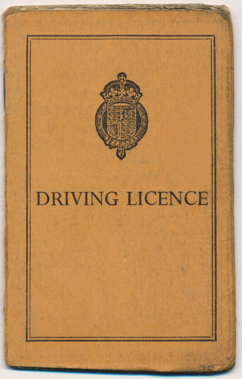 Carta de Condução, 1950 de Unbekannt