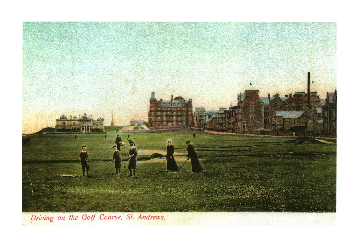 Dirigindo no campo de golfe, St. Andrews de Unbekannt