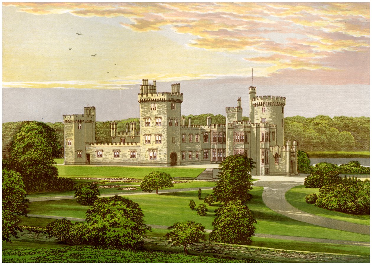 Dromoland, County Clare, Irlanda, casa de Lord Inchiquin, c1880 de Unbekannt