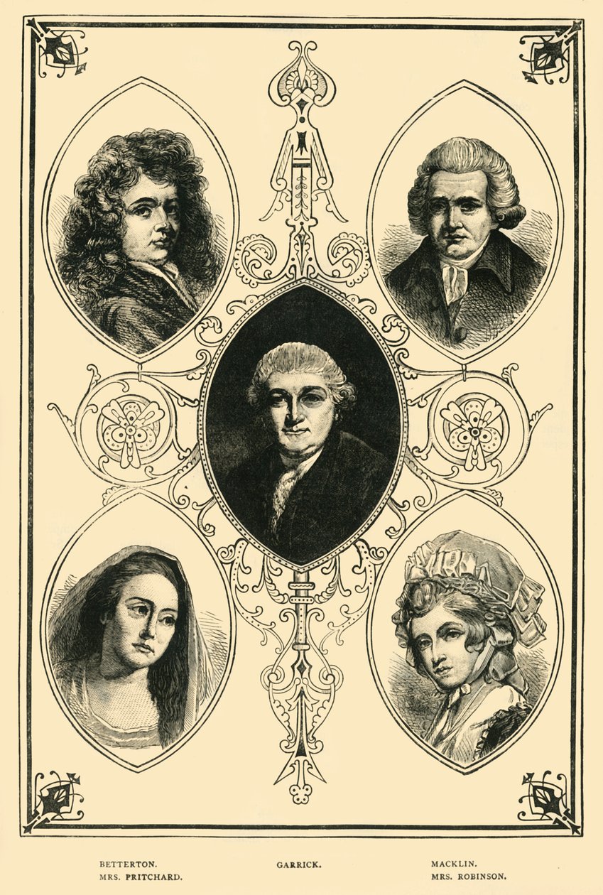 Celebridades de Drury Lane, 1881. de Unbekannt