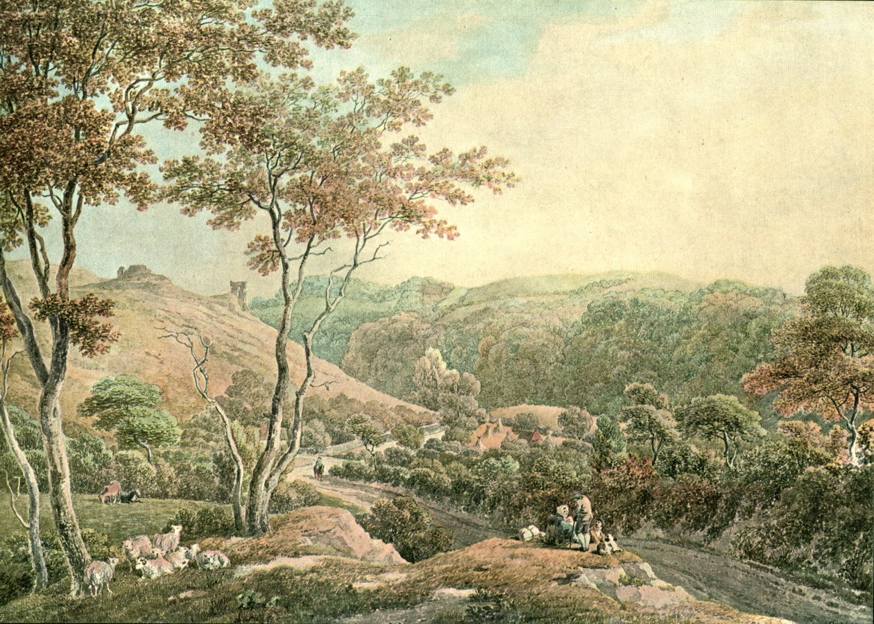 Castelo de Drusllwyn, Caermarthenshire, c1900. de Unbekannt