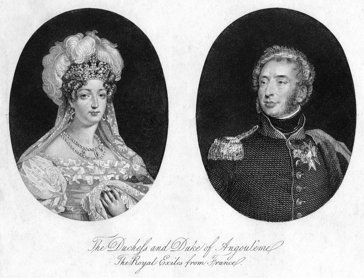 Duque e Duquesa de Angouleme de Unbekannt