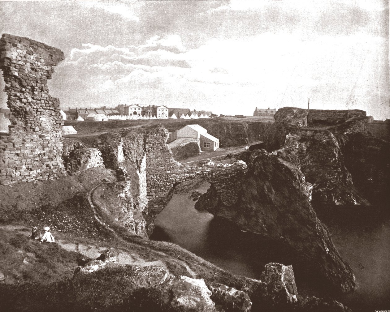 Castelo de Dunbar, East Lothian, Escócia, 1894. de Unbekannt
