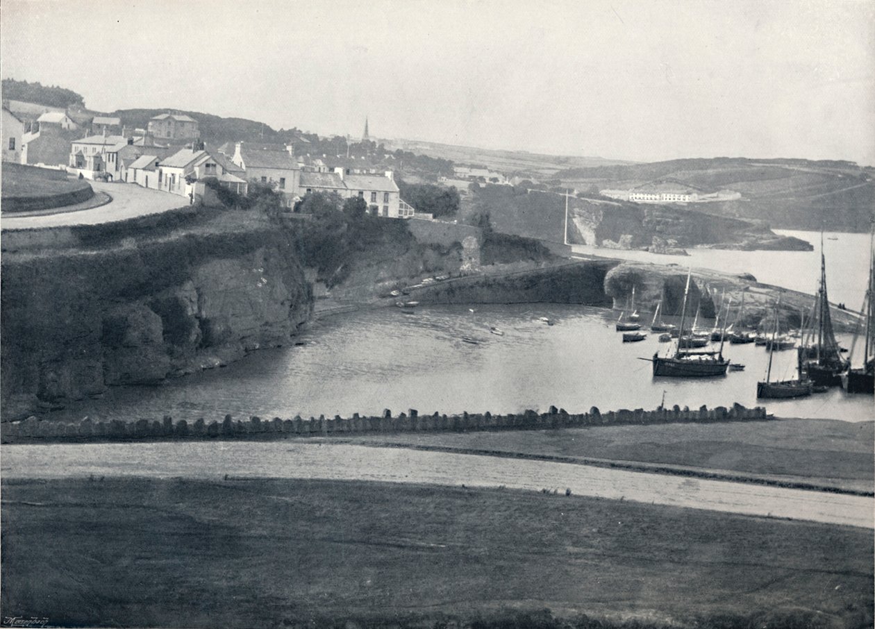 Dunmore - a cidade e o porto, 1895 de Unbekannt