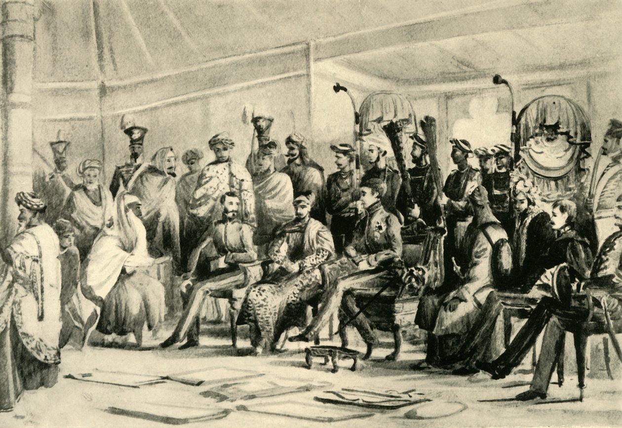 Durbar de Lord Auckland, c1836-1842, 1925. de Unbekannt