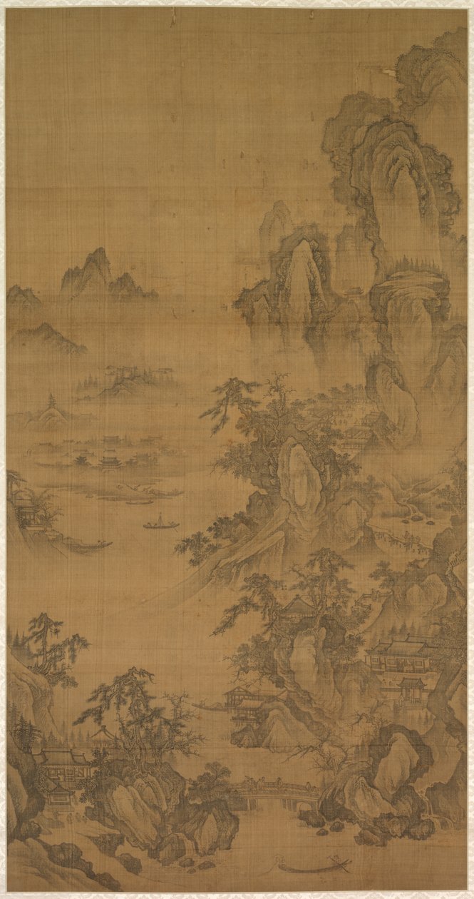 Habitando por um córrego da montanha, 1500s. de Unbekannt