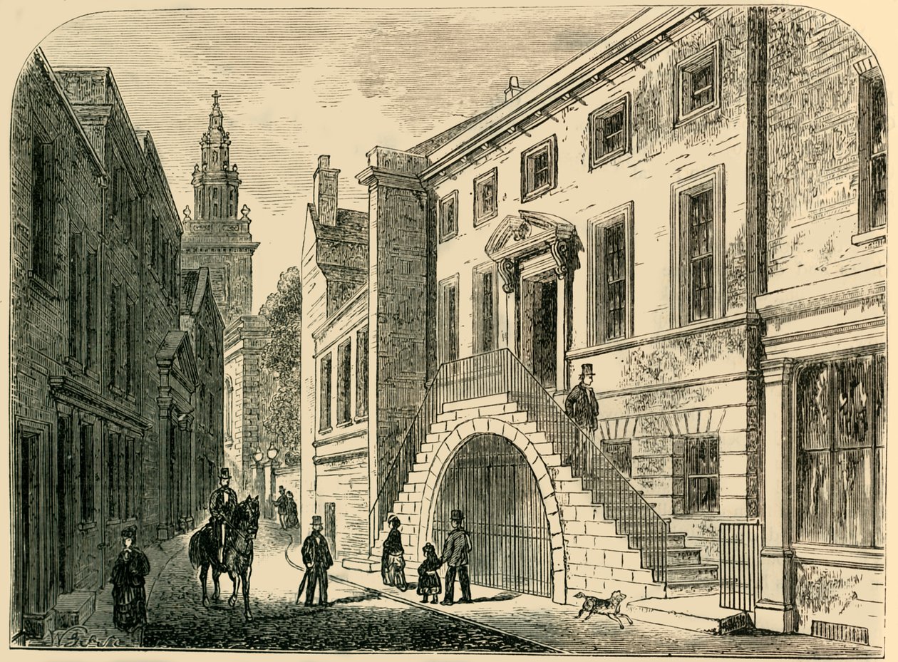 Dyers Hall, c1830, c1872. de Unbekannt