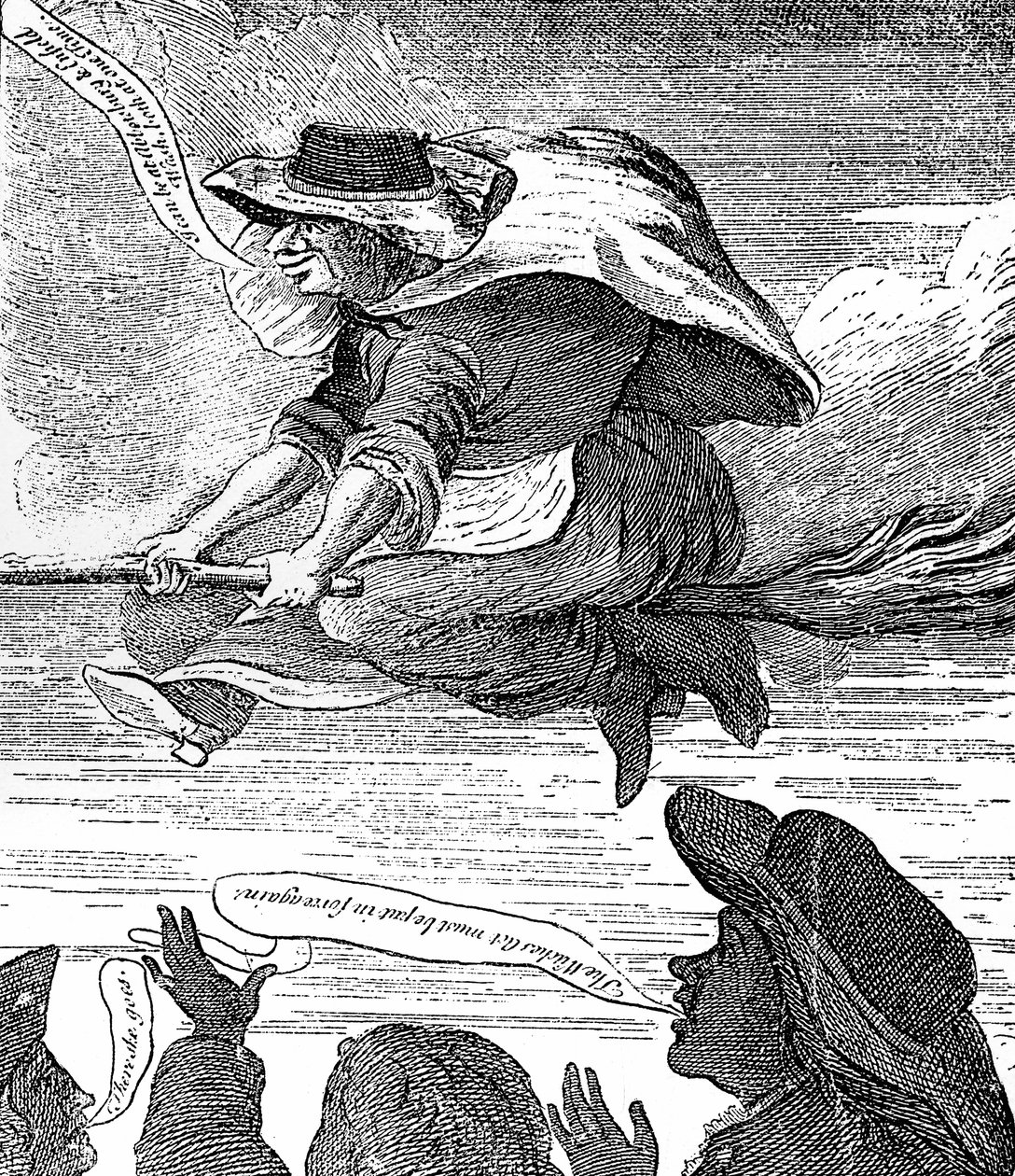 E Canning vindicado ou Sr. S-sy Gypsies Flight to Enfield Wash, c1753 de Unbekannt