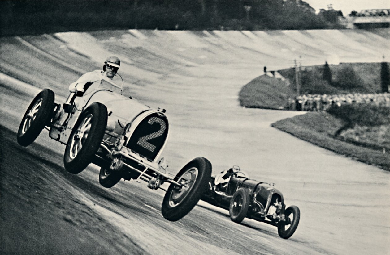 Earl Howe e Sir Henry Birkin correm em Brooklands, 1937 de Unbekannt