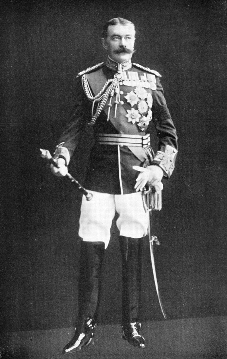 Earl Kitchener de Cartum, soldado e estadista britânico nascido na Irlanda de Unbekannt