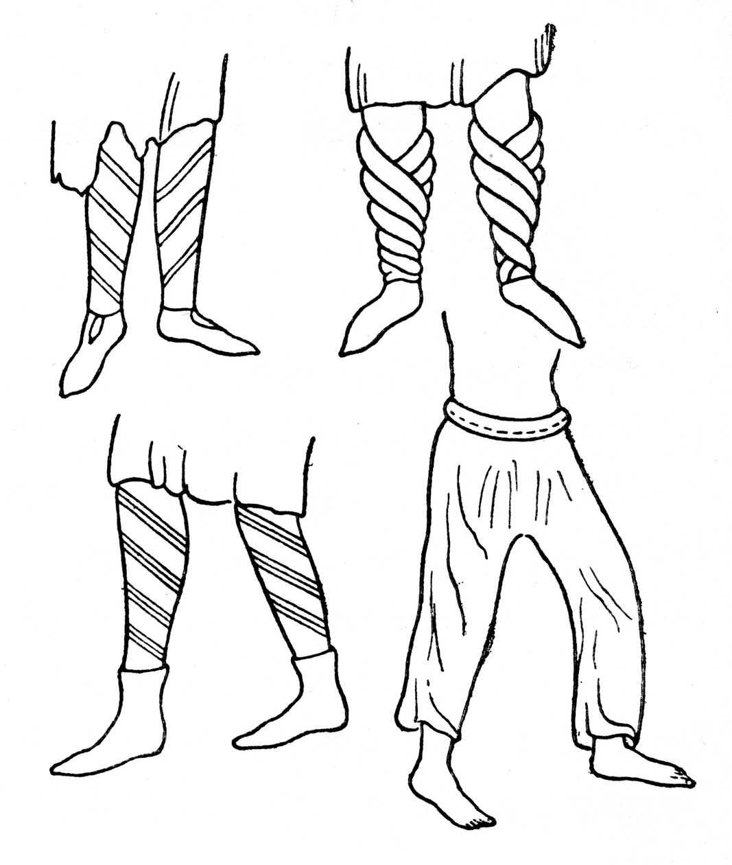 Meias e botas Norman, 1910 de Unbekannt