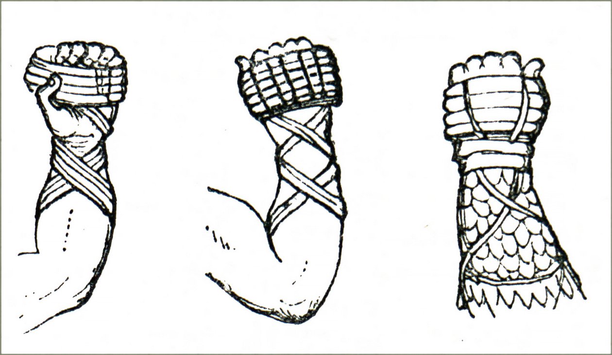 Luvas de boxe precoce de Unbekannt