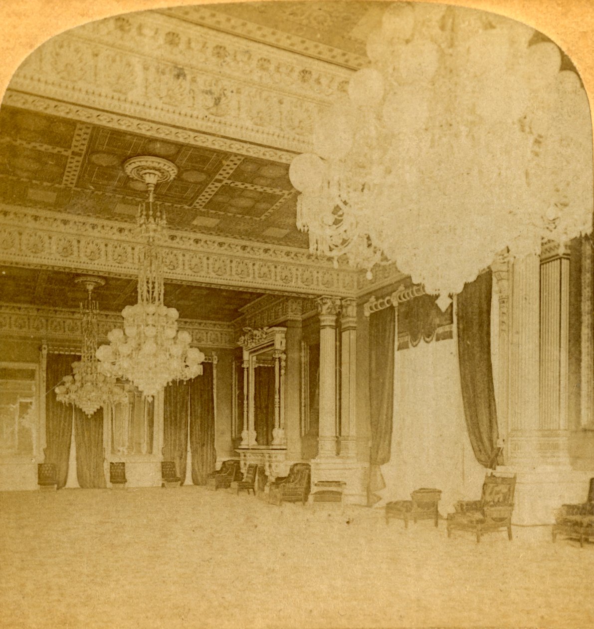 Sala do leste nos presidentes mansão, Washington, DCUSA, 1900. de Unbekannt